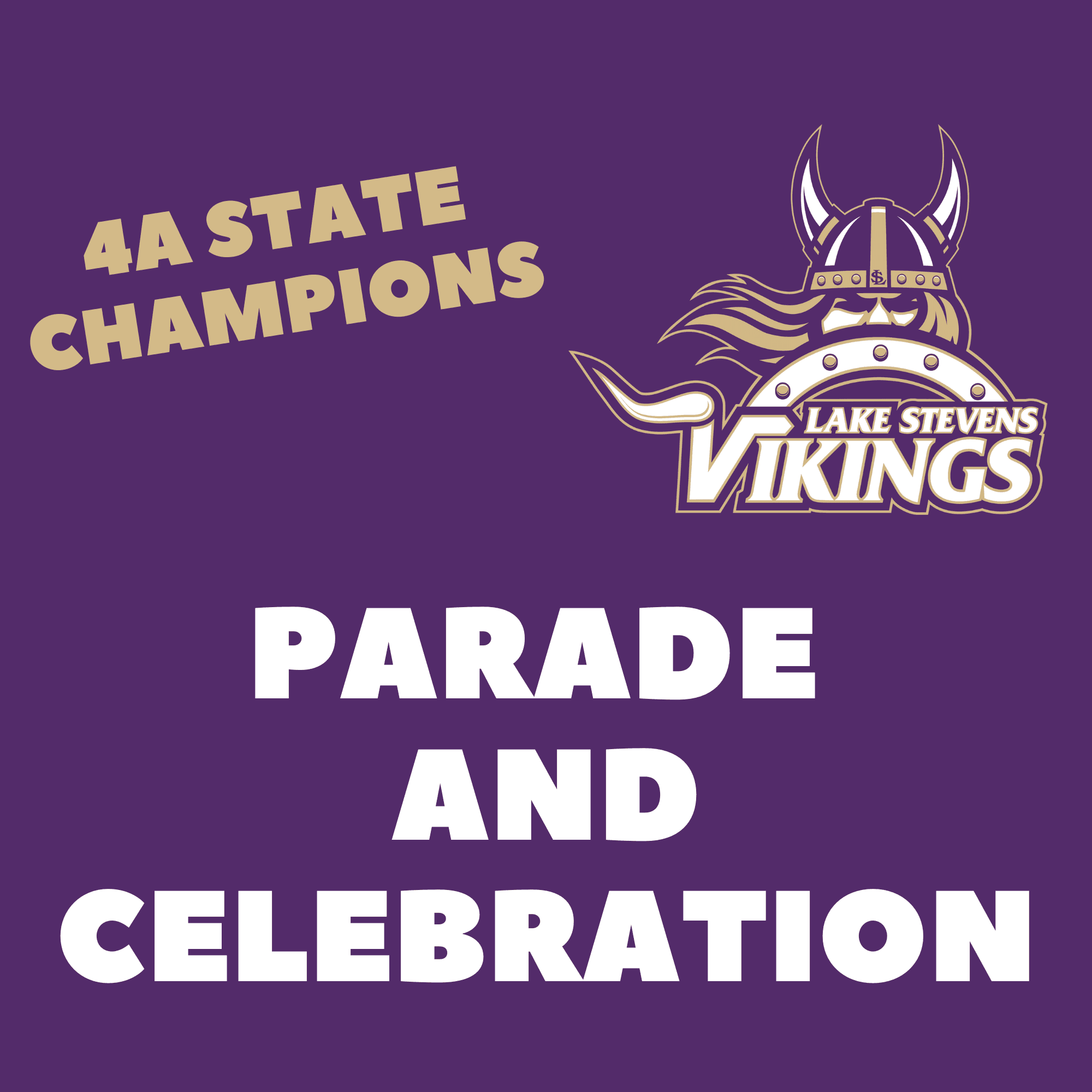 LSHS Football 2023 parade information square