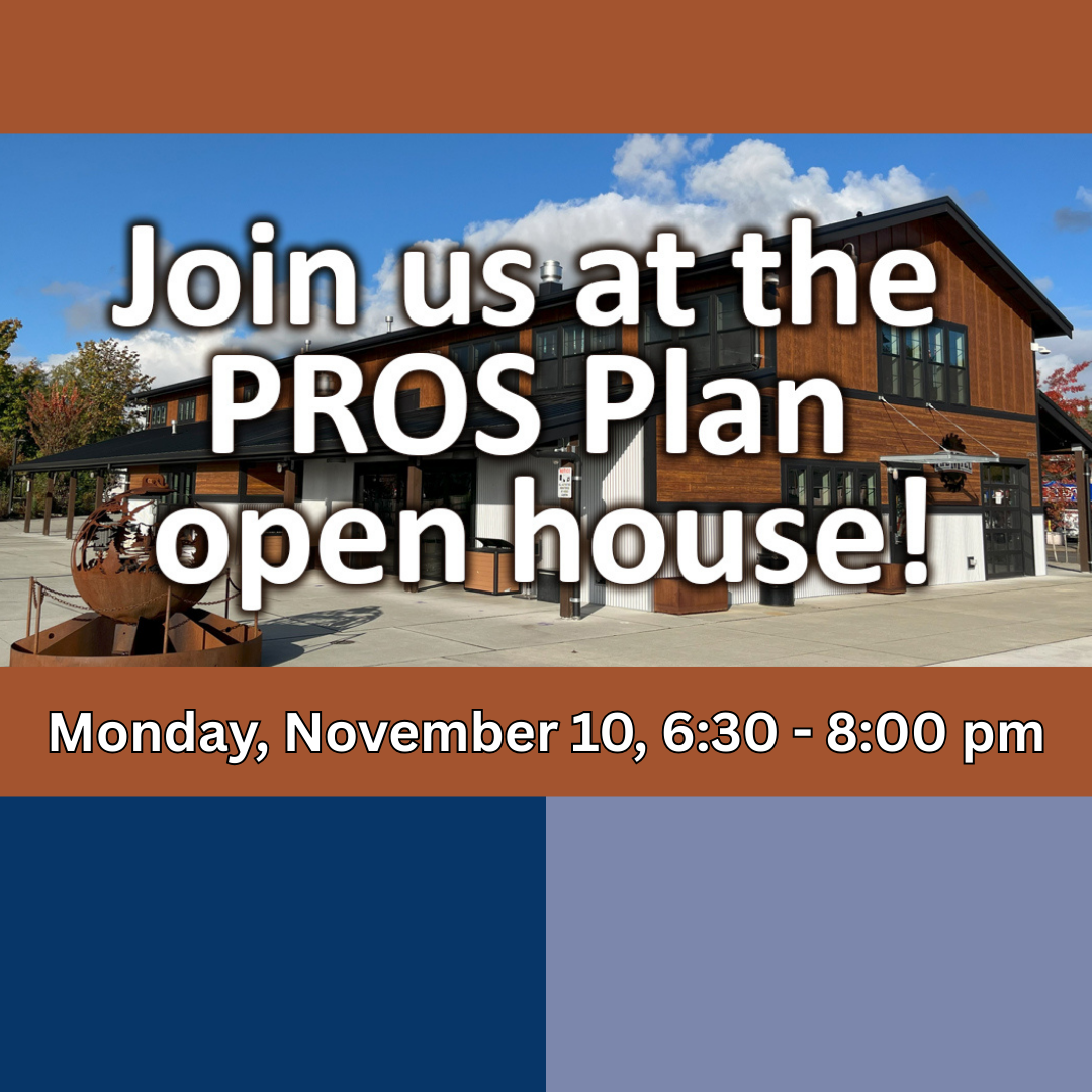 PROS Plan Open House November 10, 2025