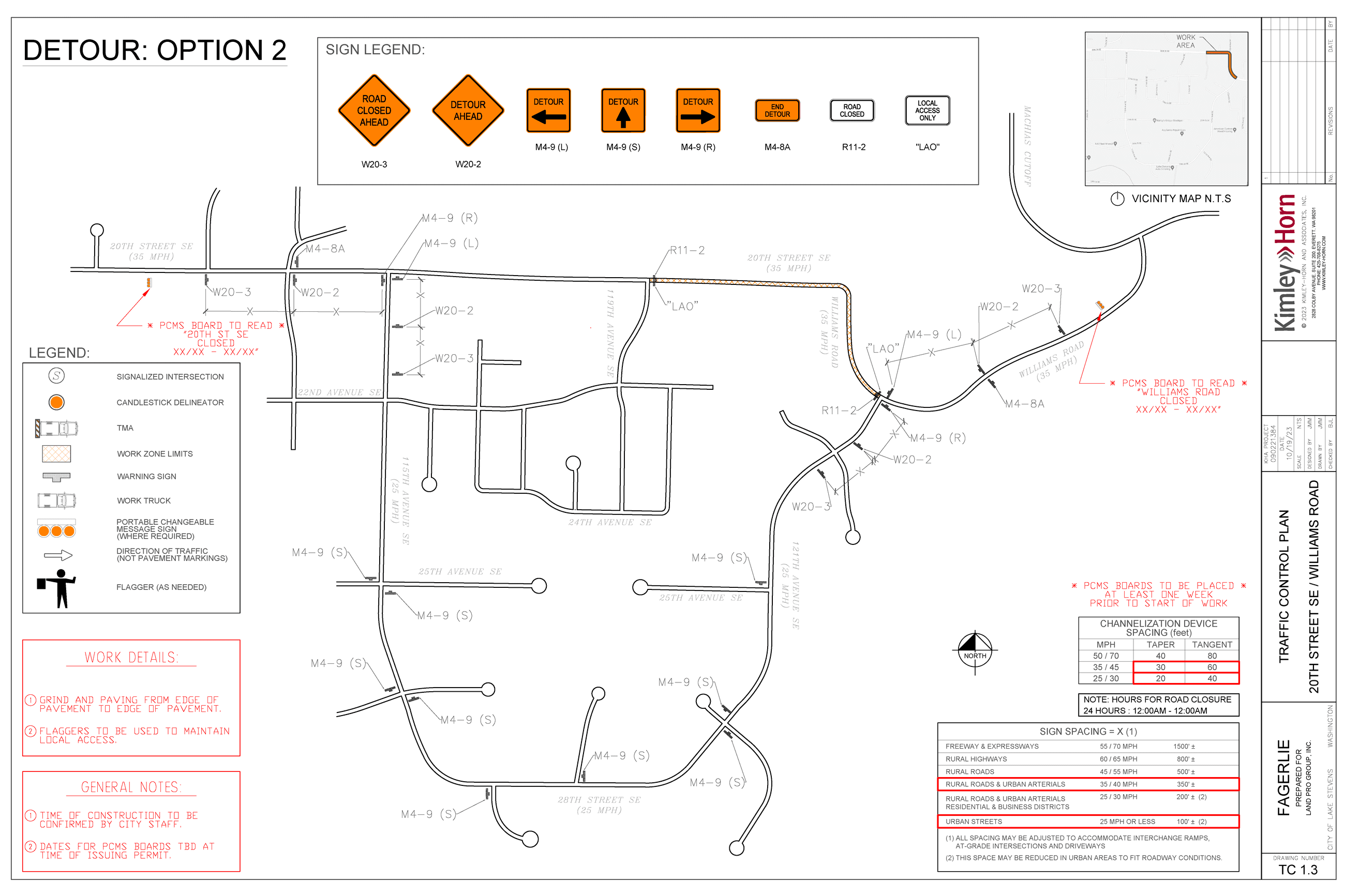 Detour2 20th St SE Closure