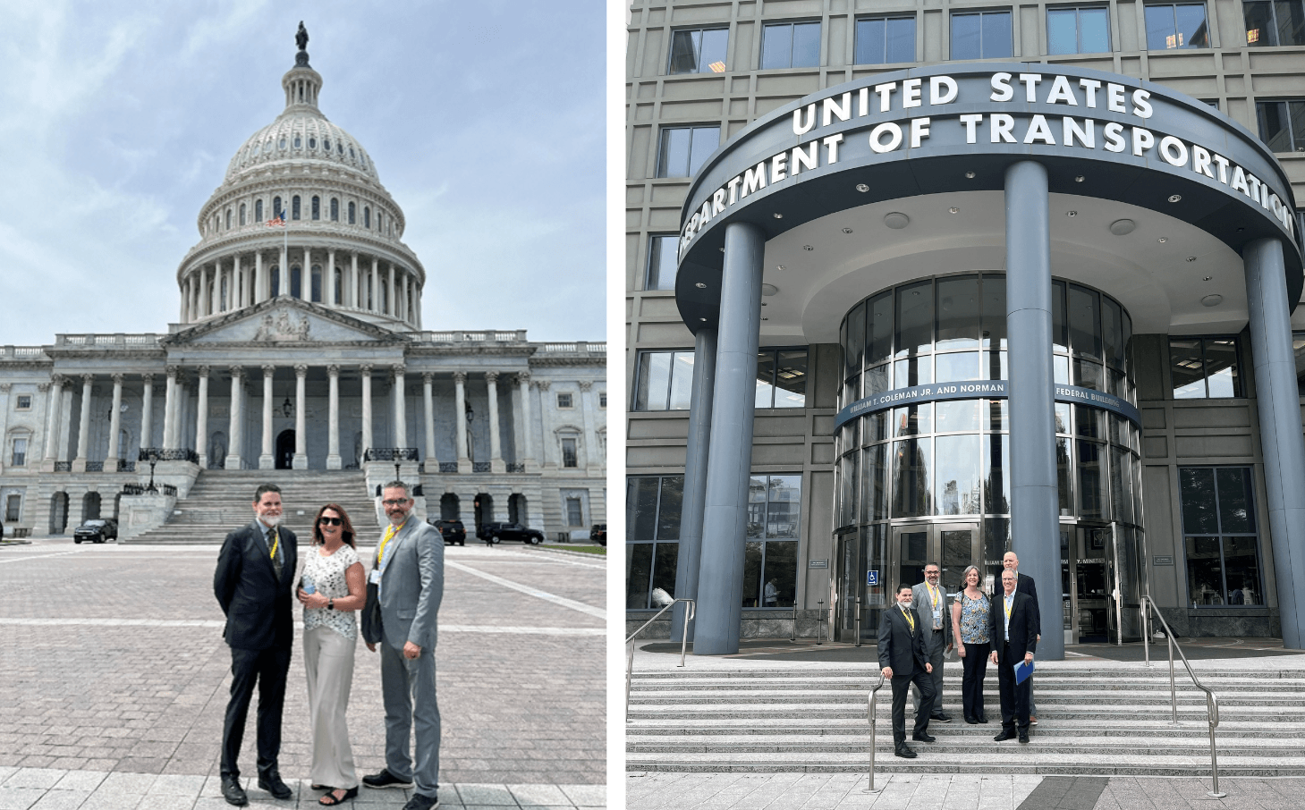 Lake Stevens Reps in front of Capitol and DOT Building
