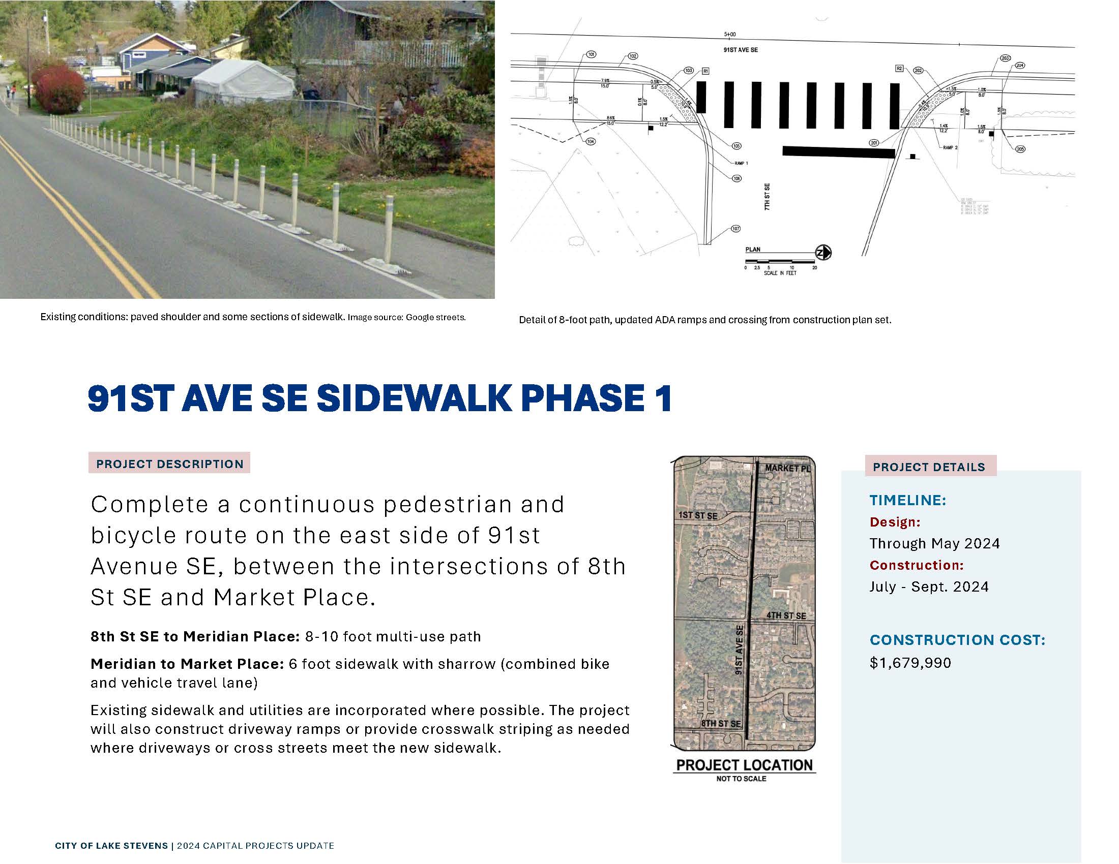 Capital Projects Update_91st Ave Sidewalks