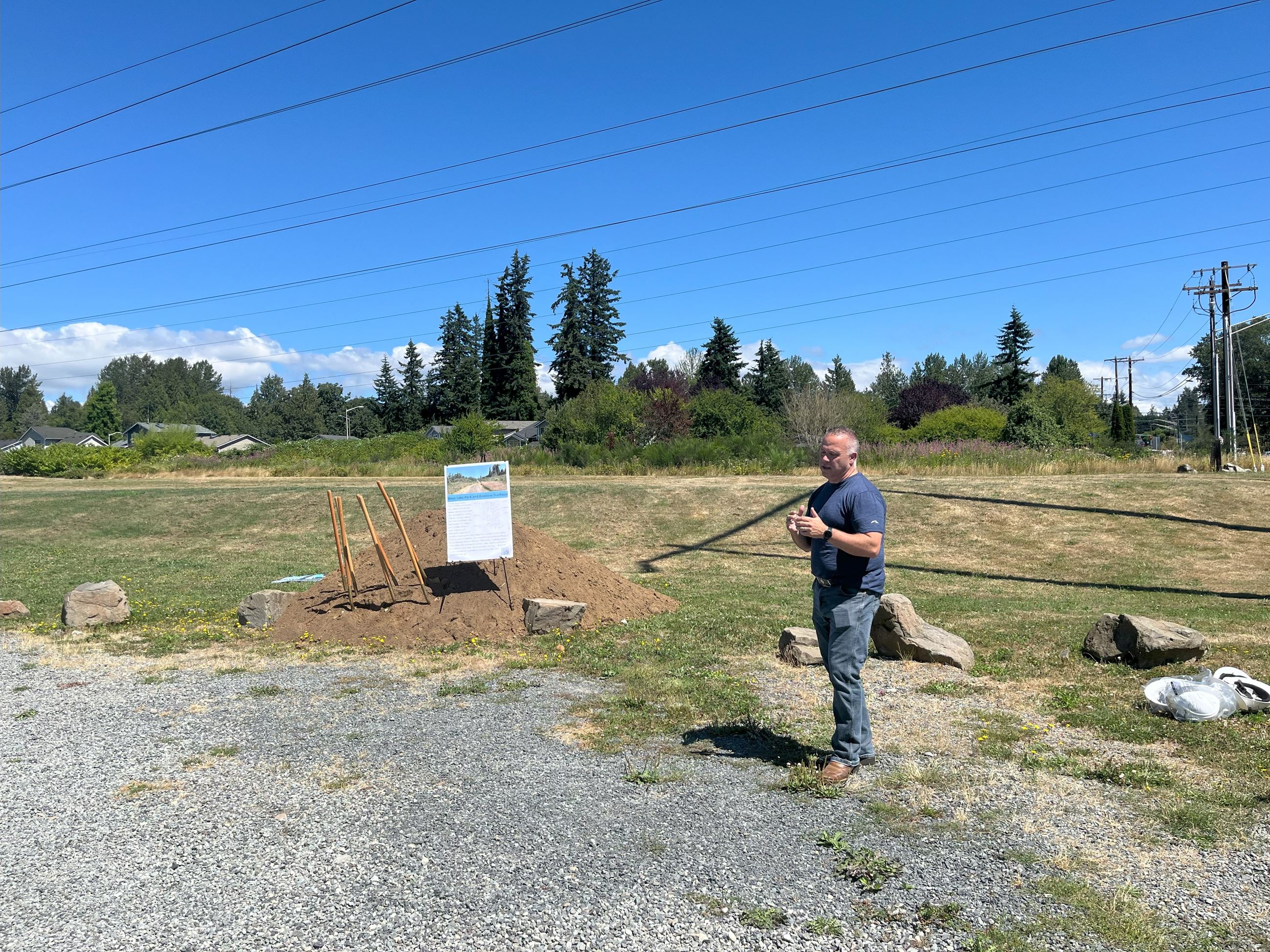 West Lake Park groundbreaking mayor