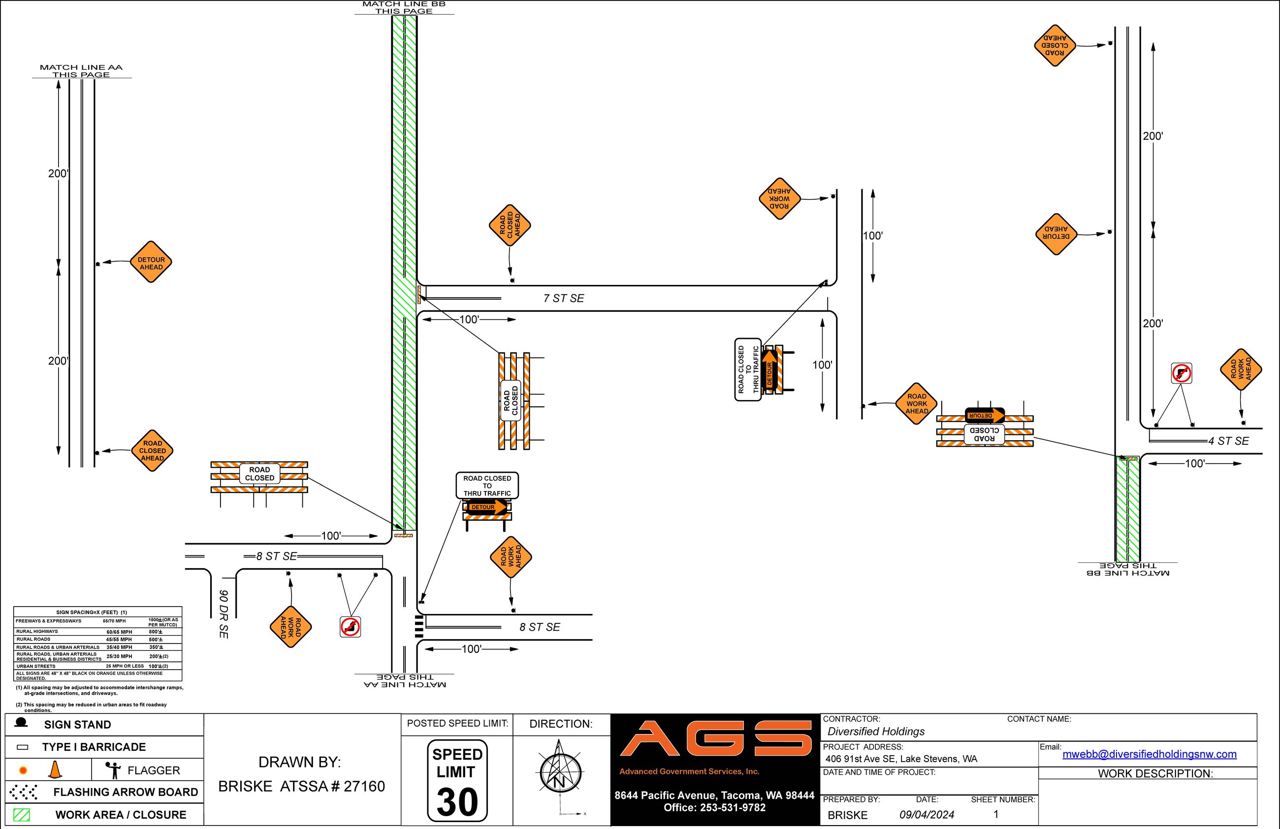 91st Ave SE_detour Plan_Page_1