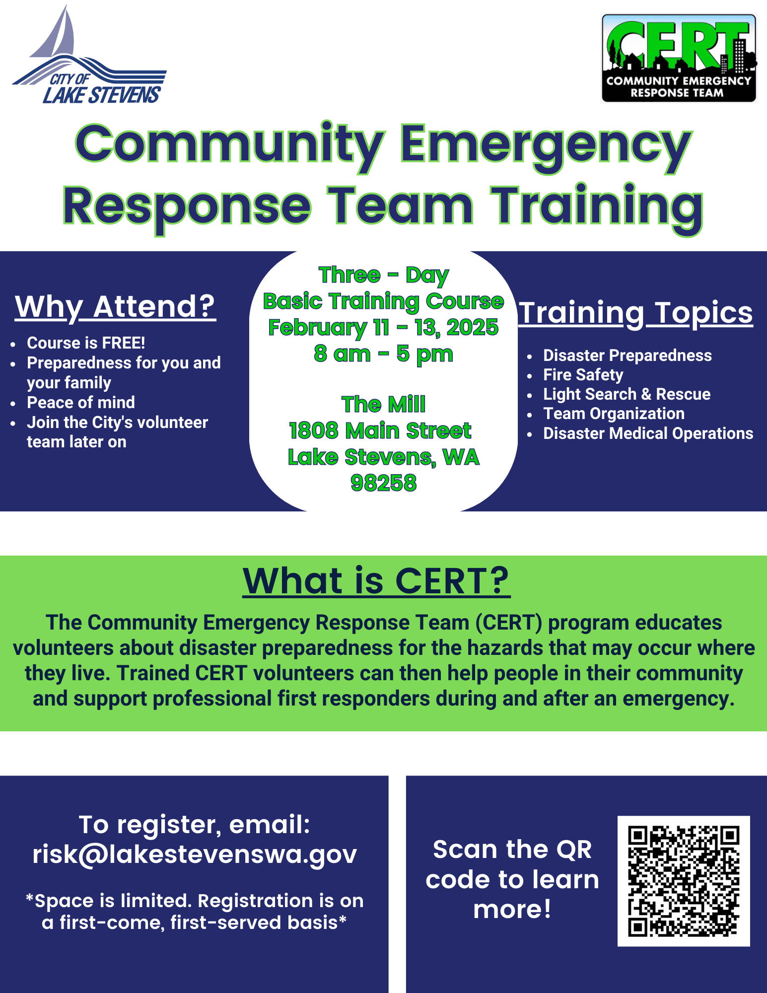 CERT Flyer