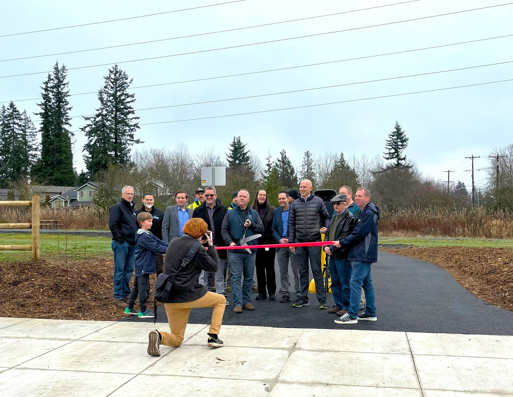 Bayview Trail Ribbon Cutting