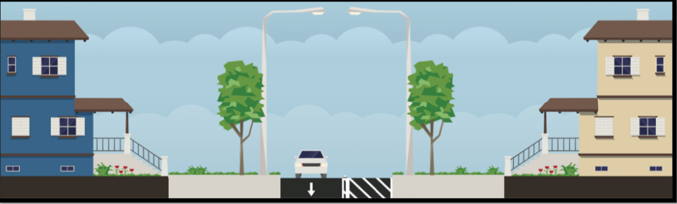 One Way Couplet Example Design