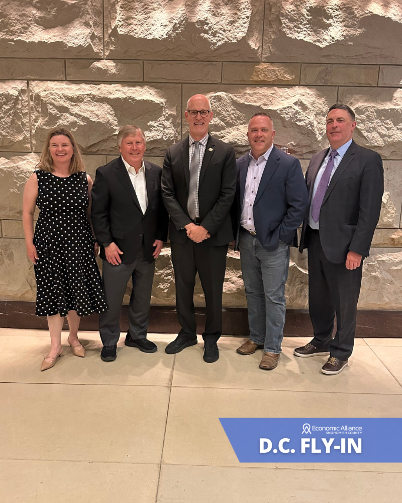 Lake Stevens delegates and elected officials at Economic Alliance Snohomish County D.C. Fly In 2025