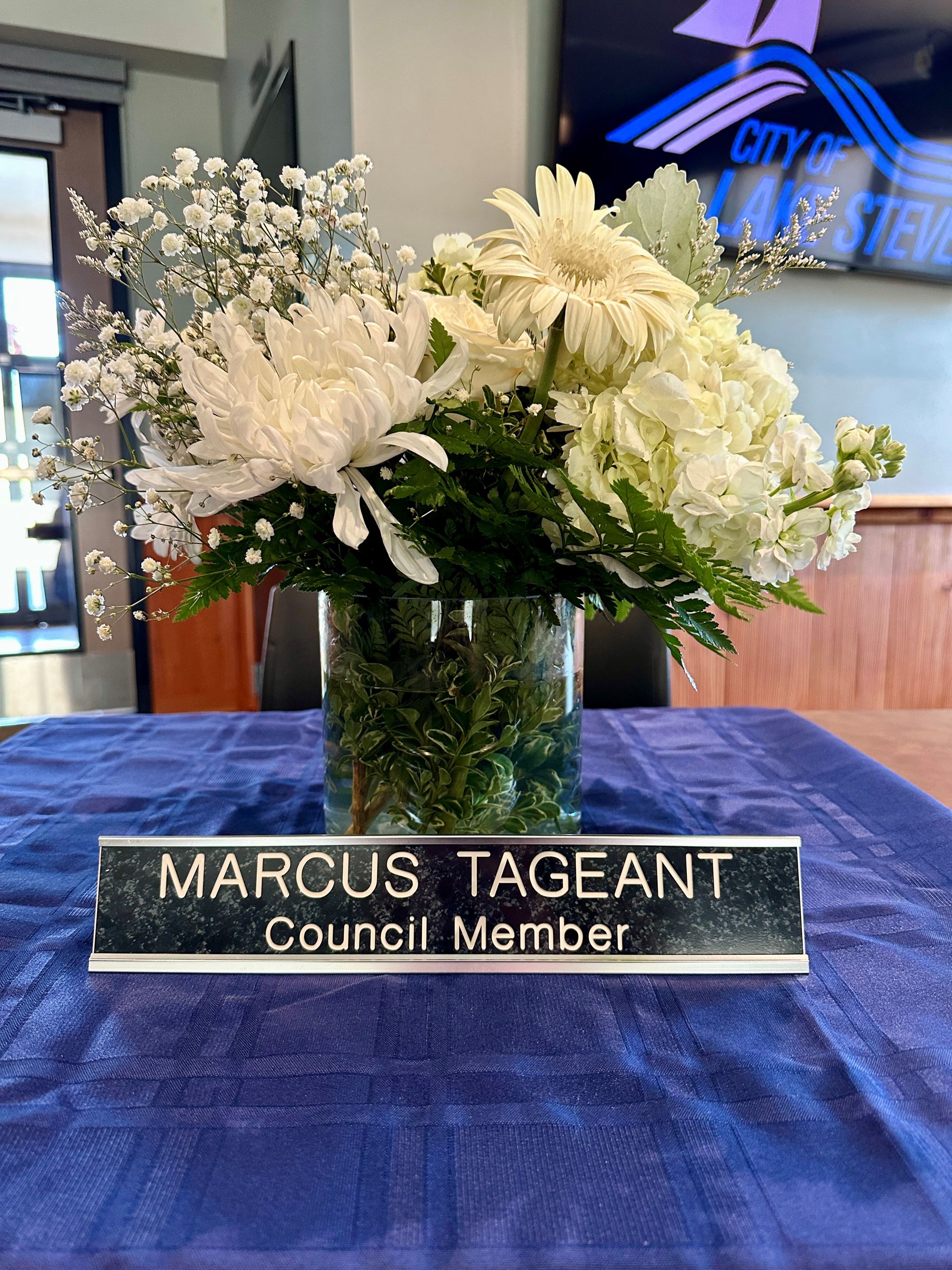 Marcus Tageant Council Flowers