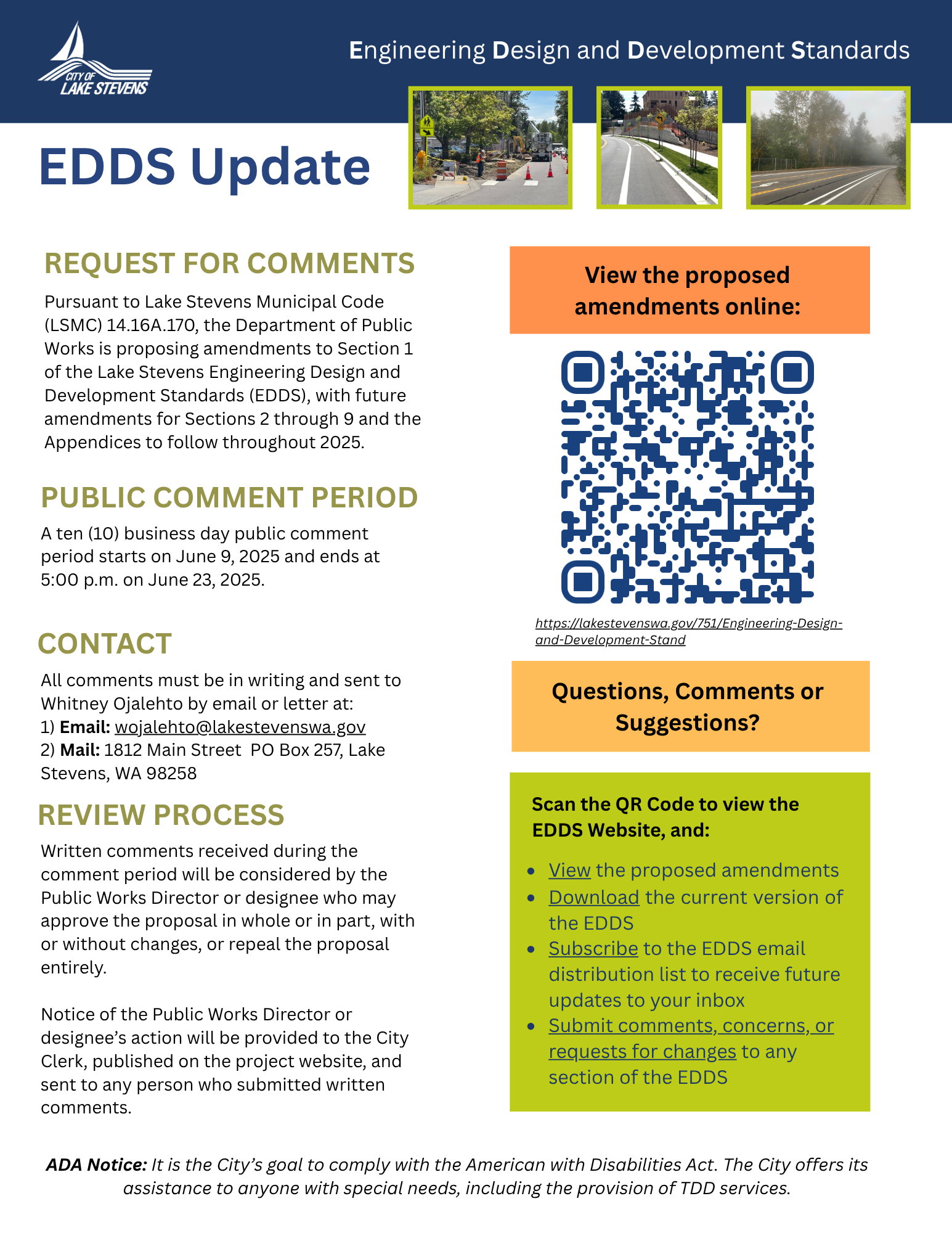 EDDS Section 1 Proposed Amendments June 2025