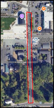 July 7, 2025 Main Street closure map