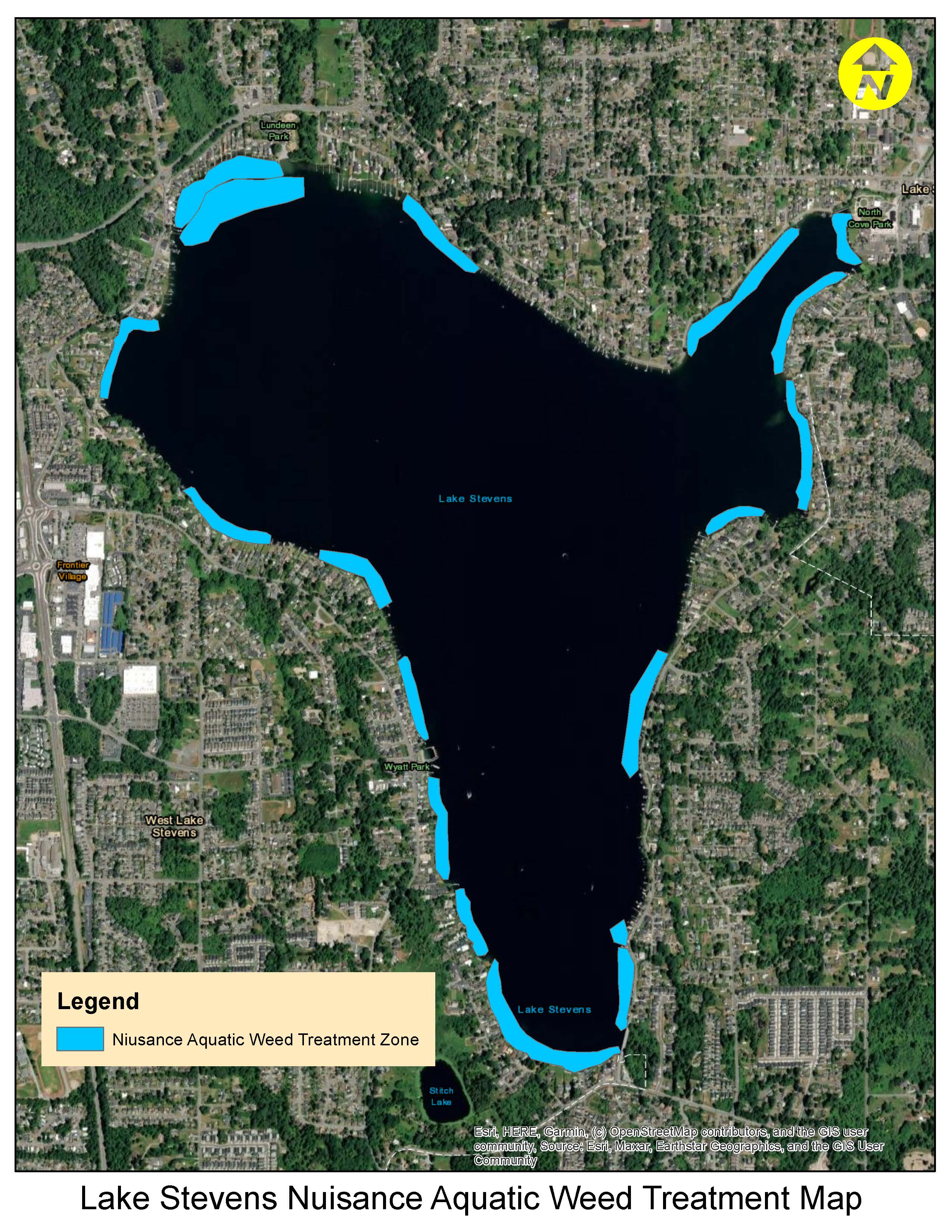 Aquatechnex 2025 survey report Nuisance Aquatic Weed treatment map