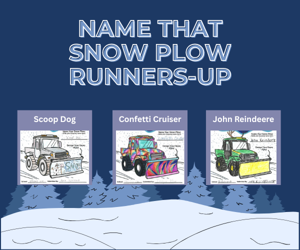 Name That Snow Plow Runners-up