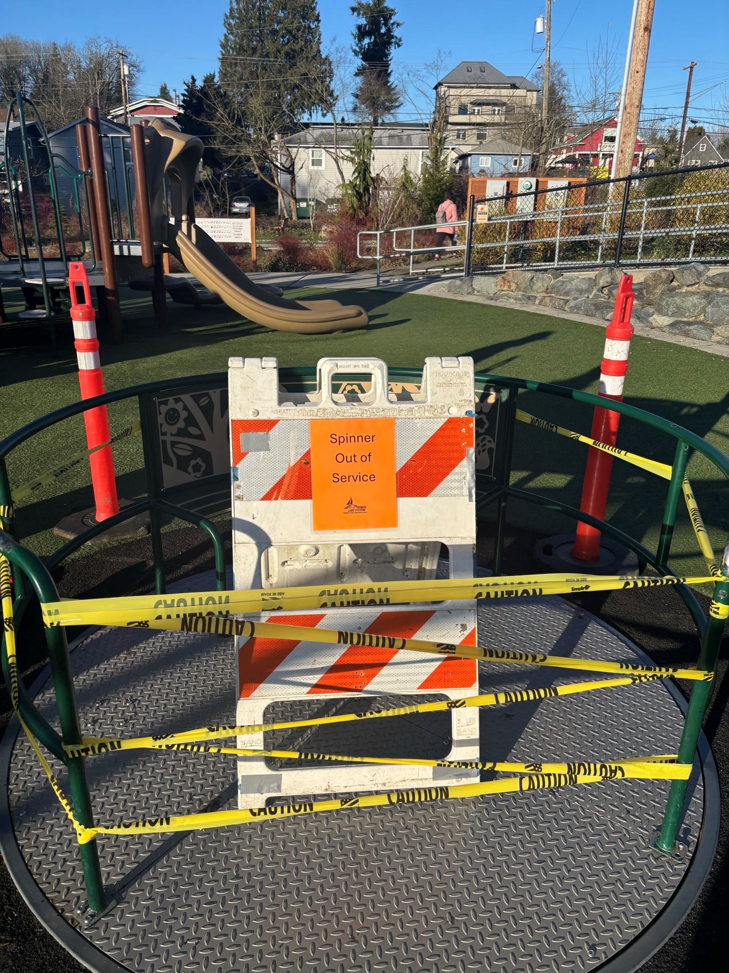 North Cove Spinner Out of Service